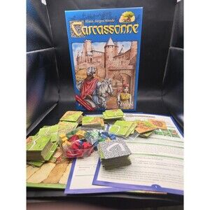 Carcassonne ZMan Games Includes The River Klaus Jurgen Wrede Board Strategy Game